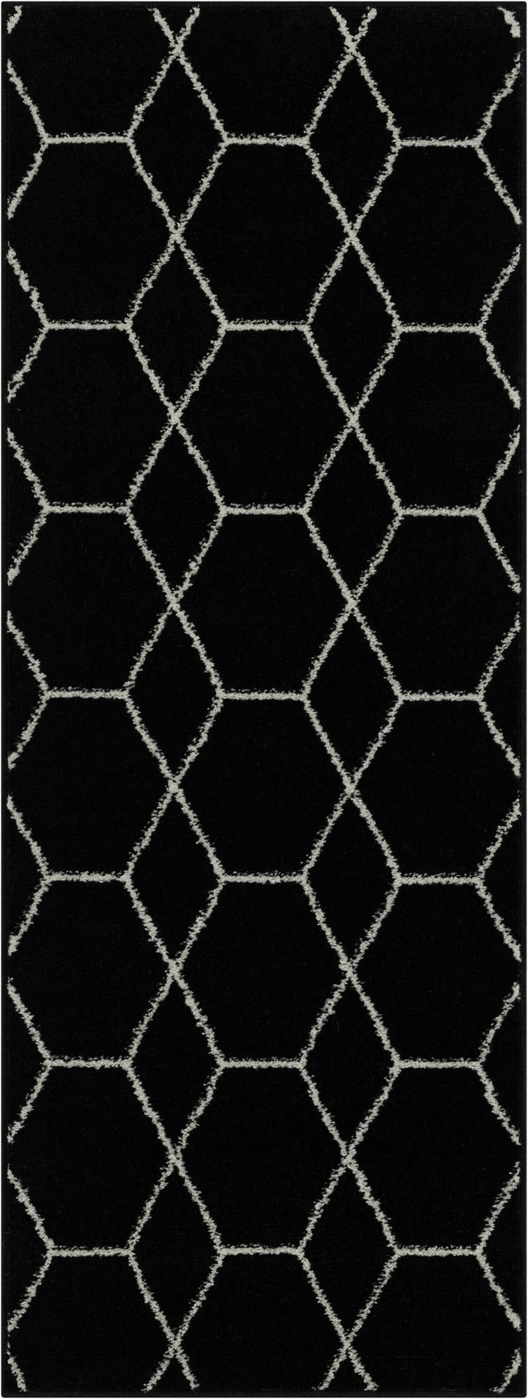  2' x 5' 3 Lattice Frieze Runner Rug