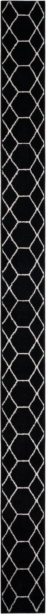  1' x 15' Lattice Frieze Runner Rug