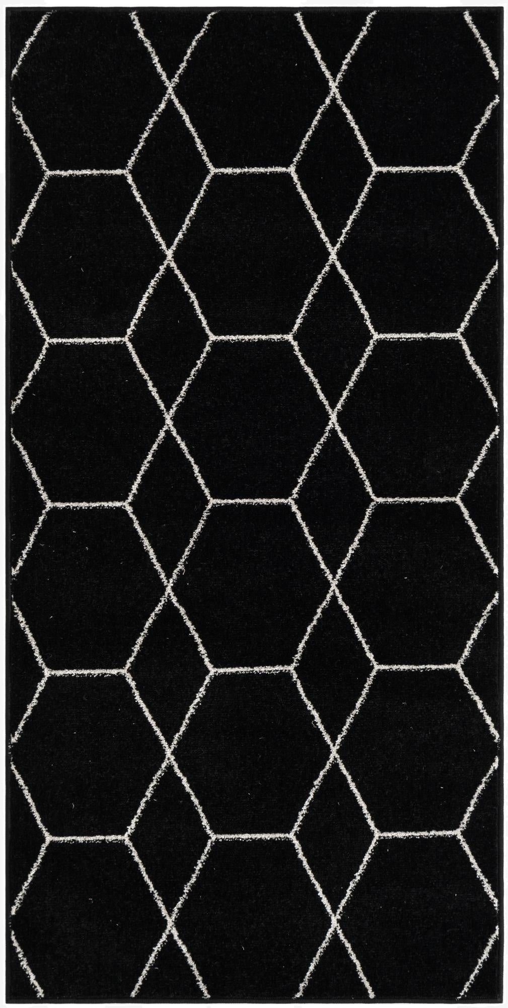  3' x 6' Lattice Frieze Runner Rug