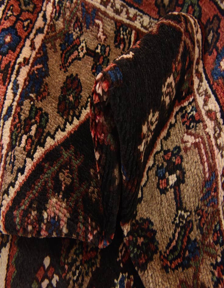 Detail image of  3' 8 x 9' 8  Hand Knotted Liliyan Persian Wool Runner Rug