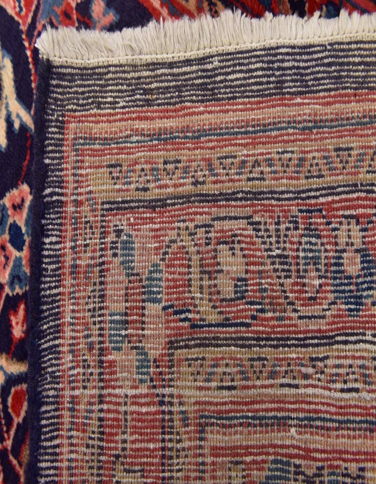 Detail image of  3' 6 x 11' 2  Hand Knotted Mahal Persian Wool Runner Rug