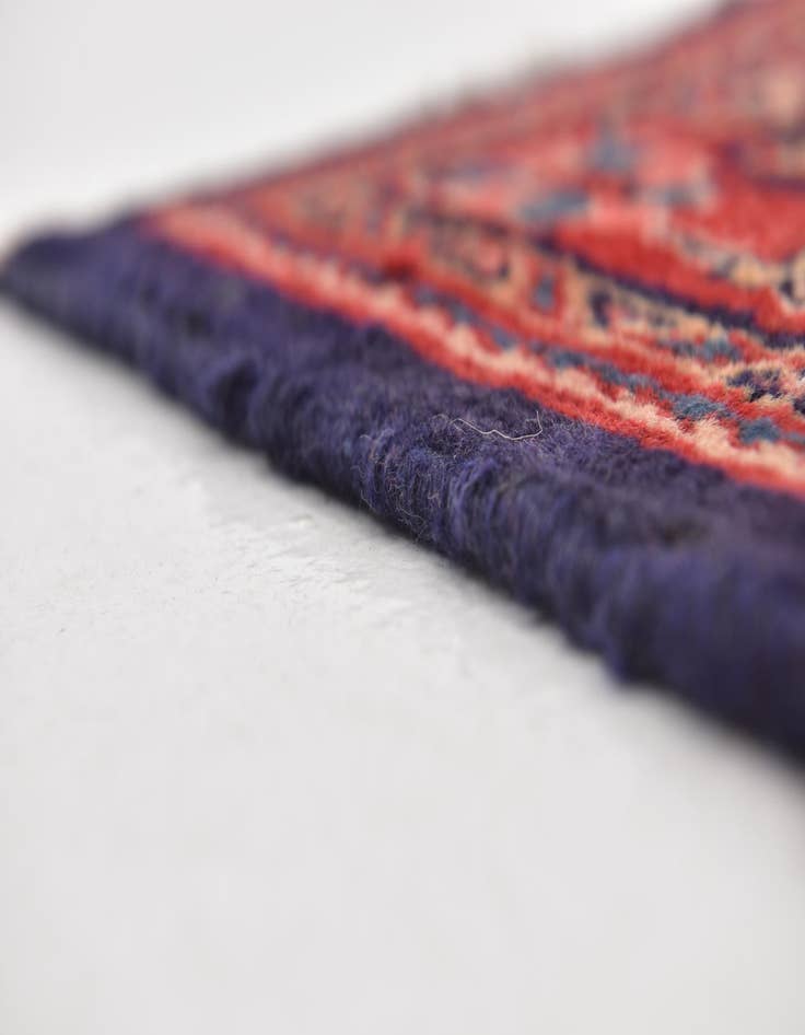 Detail image of  3' 6 x 11' 2  Hand Knotted Mahal Persian Wool Runner Rug