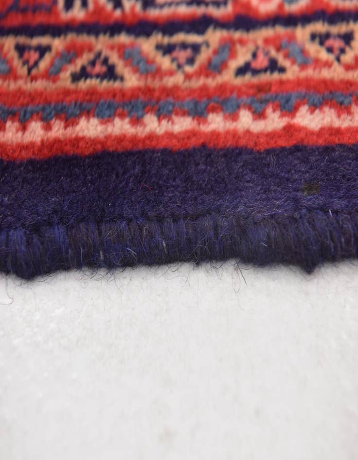 Detail image of  3' 6 x 11' 2  Hand Knotted Mahal Persian Wool Runner Rug