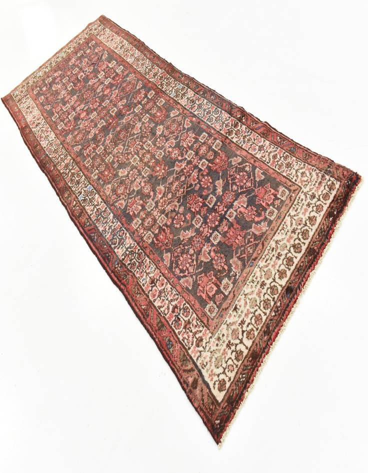 Detail image of  3' 7 x 10' 9  Hand Knotted Malayer Persian Wool Runner Rug