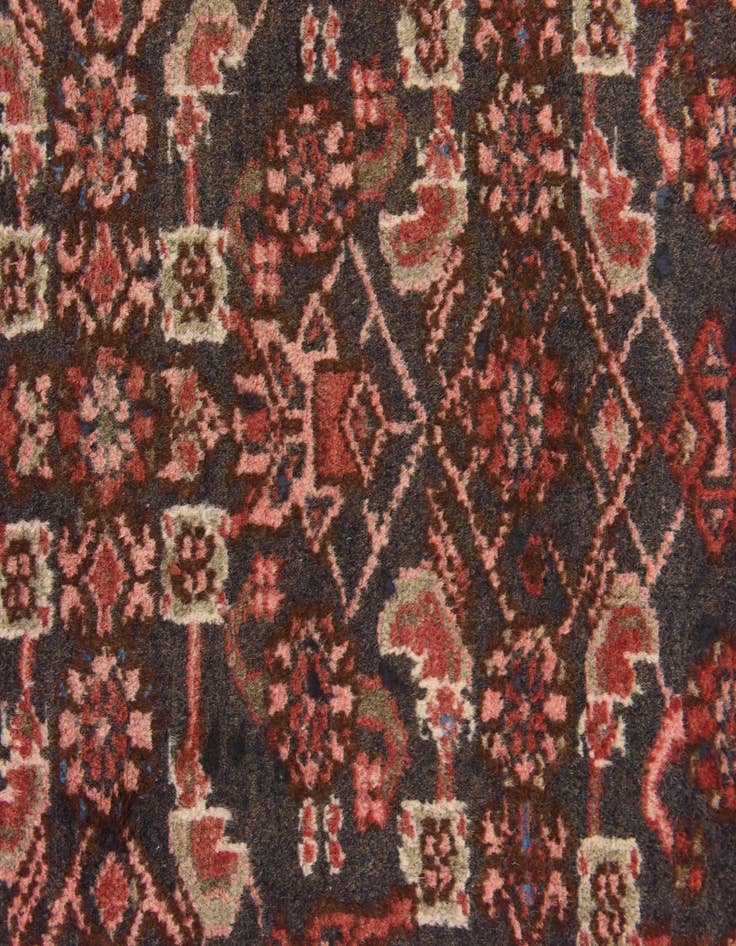 Detail image of  3' 7 x 10' 9  Hand Knotted Malayer Persian Wool Runner Rug