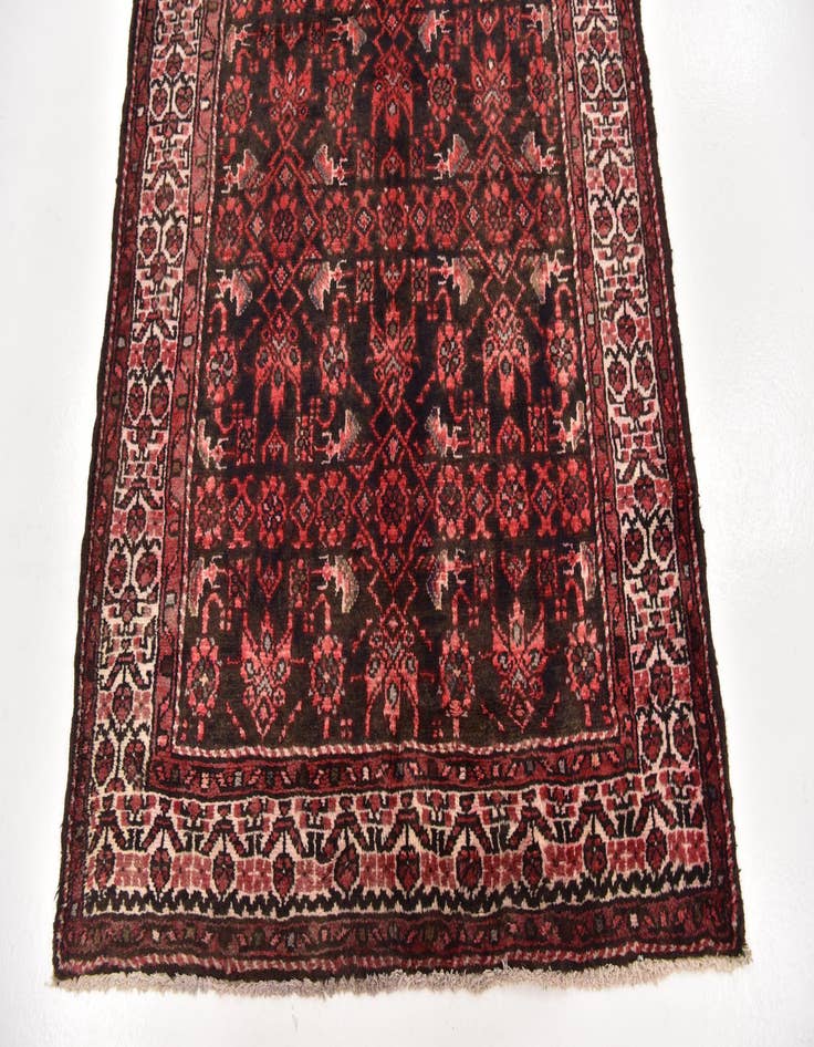 Detail image of  3' 8 x 10' 2  Hand Knotted Malayer Persian Wool Runner Rug