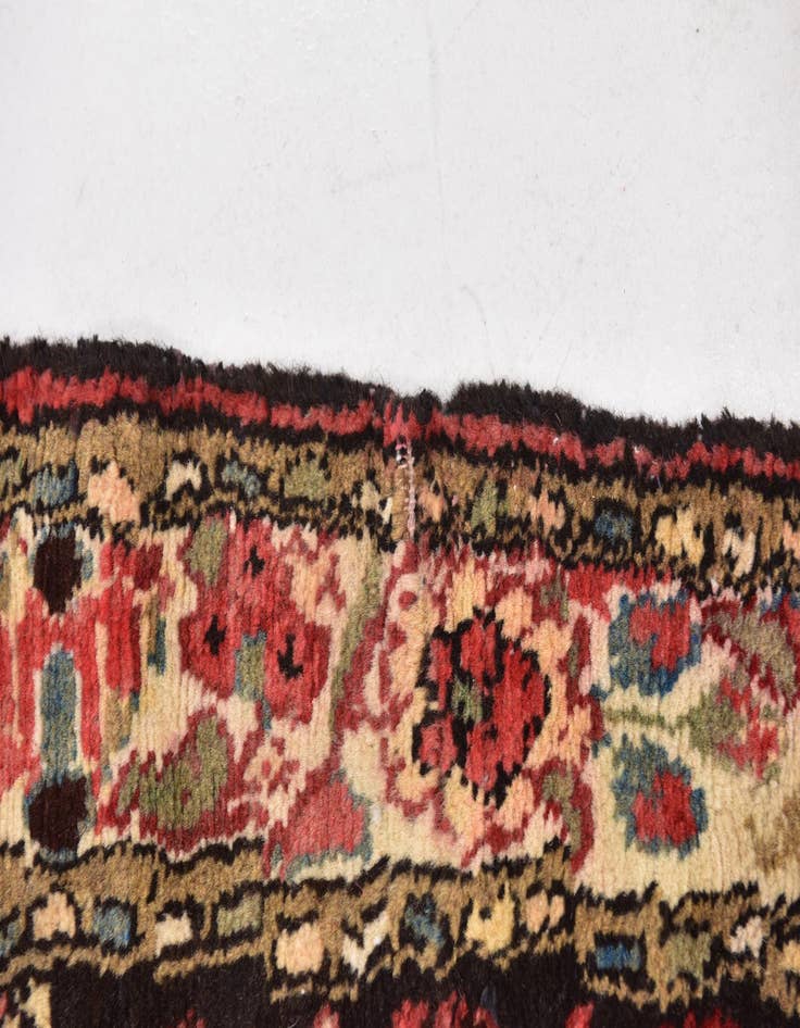 Detail image of  3' 7 x 12'  Hand Knotted Malayer Persian Wool Runner Rug