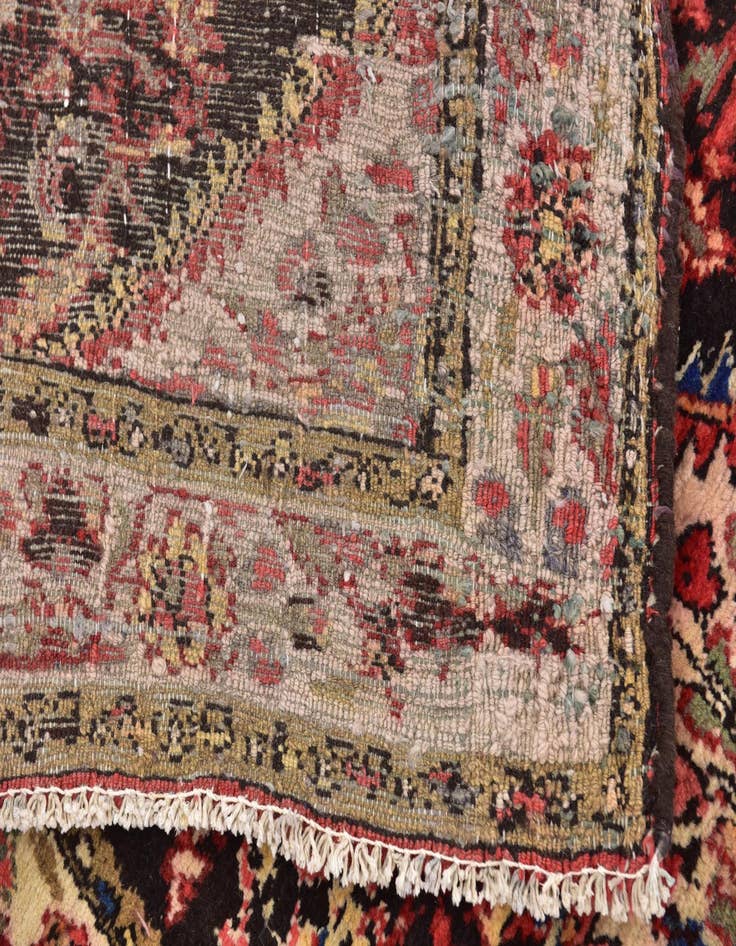Detail image of  3' 7 x 12'  Hand Knotted Malayer Persian Wool Runner Rug