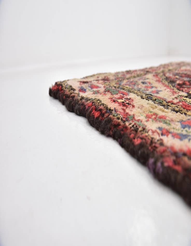 Detail image of  3' 7 x 12'  Hand Knotted Malayer Persian Wool Runner Rug