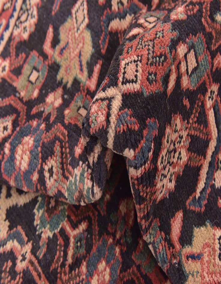 Detail image of  3' 8 x 10' 3  Hand Knotted Malayer Persian Wool Runner Rug