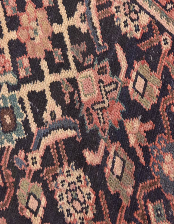 Detail image of  3' 8 x 10' 3  Hand Knotted Malayer Persian Wool Runner Rug