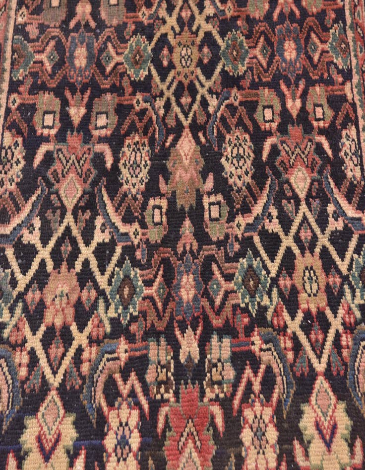 Detail image of  3' 8 x 10' 3  Hand Knotted Malayer Persian Wool Runner Rug
