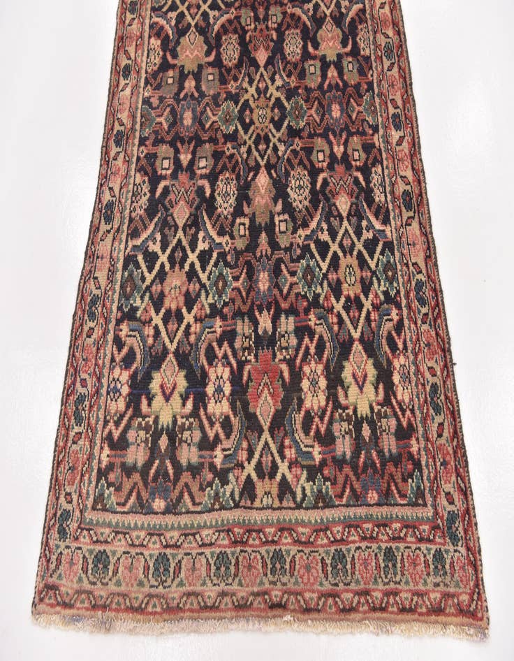 Detail image of  3' 8 x 10' 3  Hand Knotted Malayer Persian Wool Runner Rug