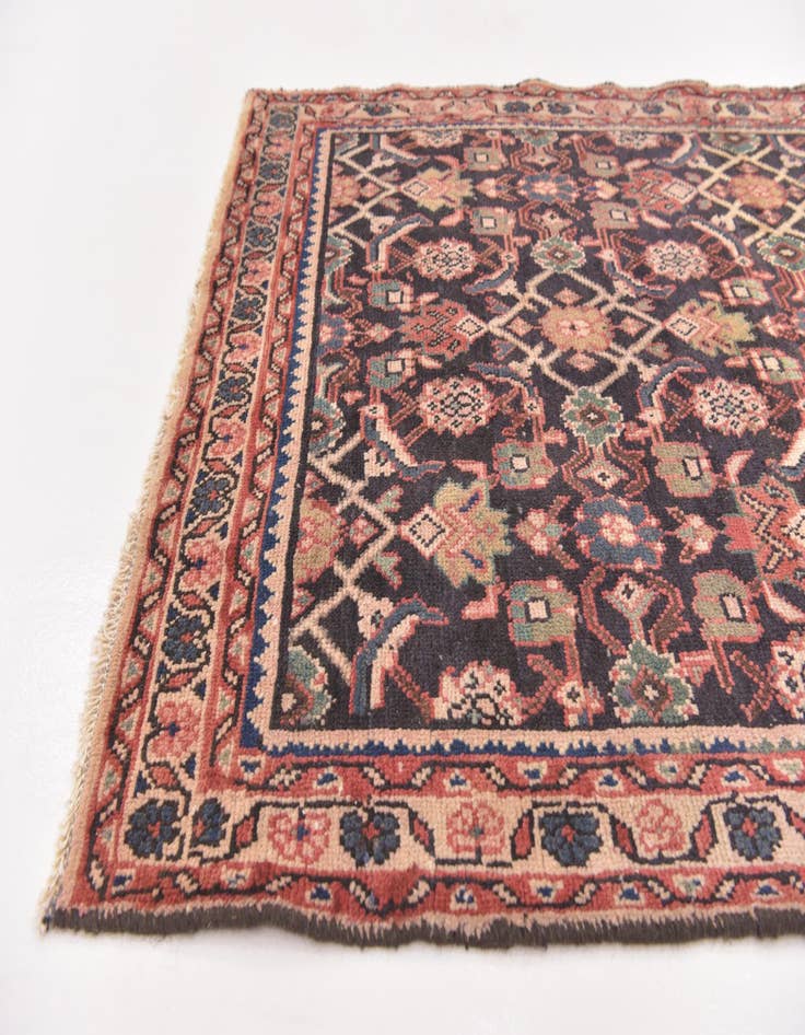 Detail image of  3' 8 x 10' 3  Hand Knotted Malayer Persian Wool Runner Rug