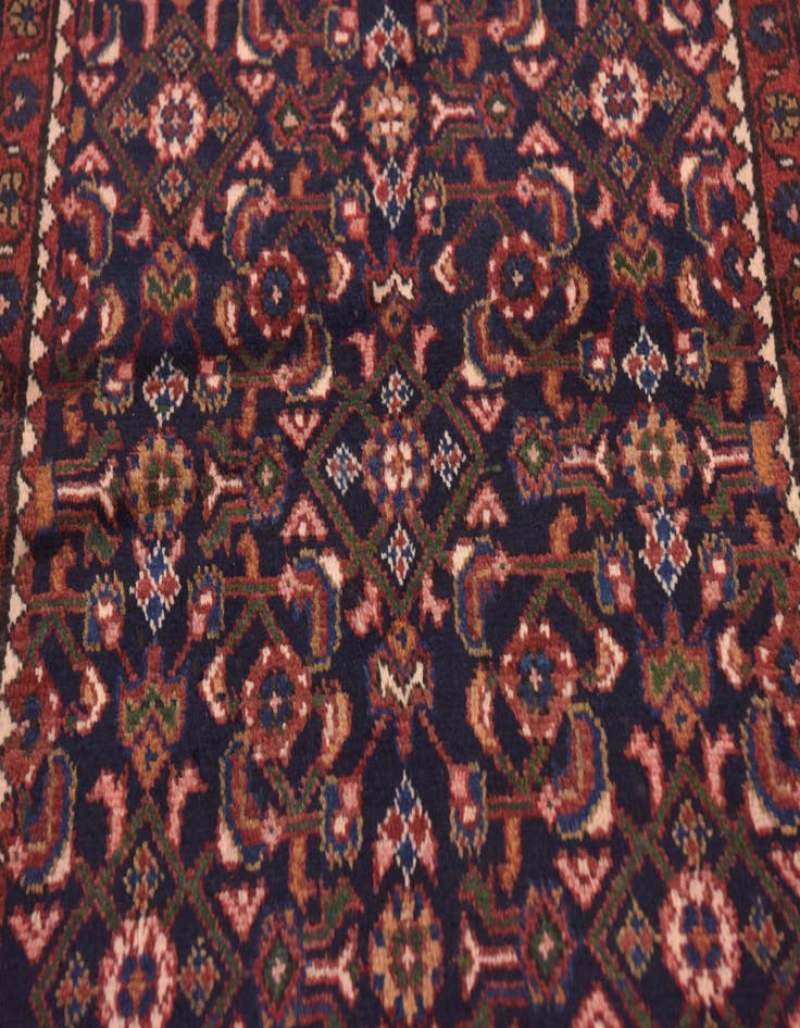 Detail image of  3' 5 x 9' 9  Hand Knotted Malayer Persian Wool Runner Rug