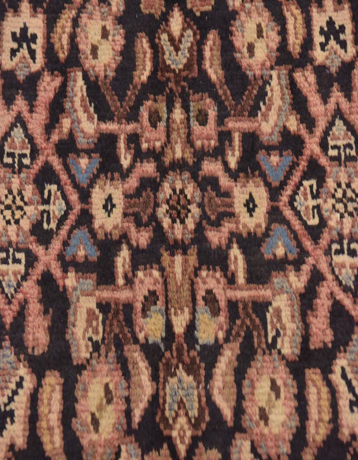 Detail image of  3' 5 x 9' 9  Hand Knotted Malayer Persian Wool Runner Rug