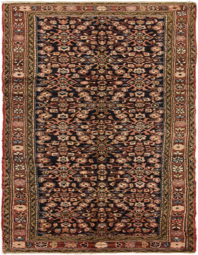 Primary image  3' 5 x 9' 9  Hand Knotted Malayer Persian Wool Runner Rug