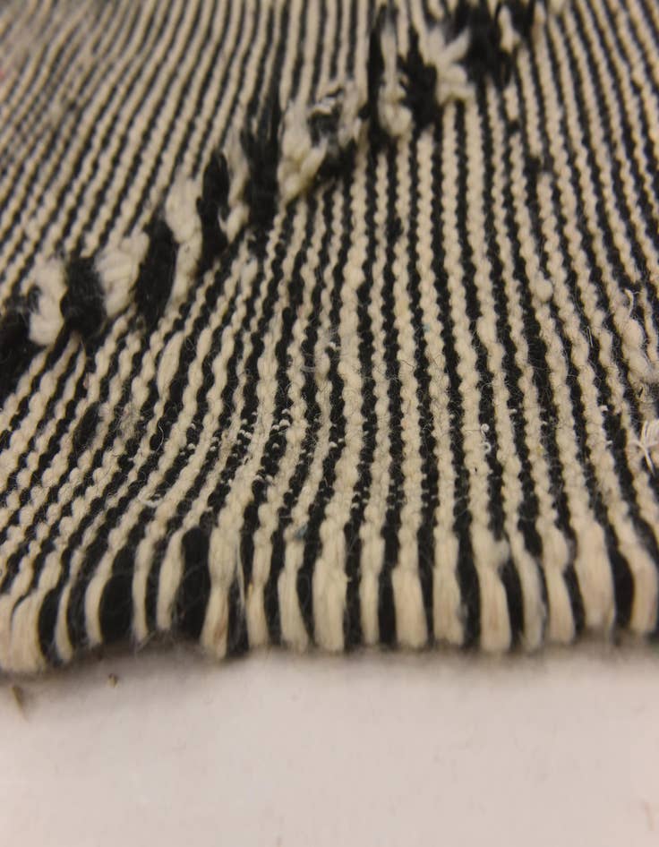 Detail image of  2' 7 x 9' 11  Hand Knotted Moroccan Wool Runner Rug