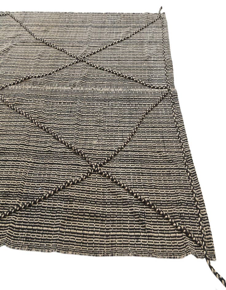 Detail image of  6' x 12' 2  Hand Knotted Moroccan Wool Runner Rug