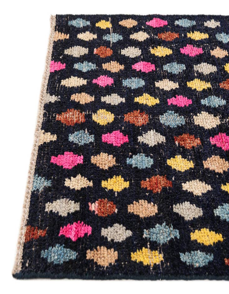 Detail image of  3' 1 x 6' 4  Hand Knotted Moroccan Wool Runner Rug