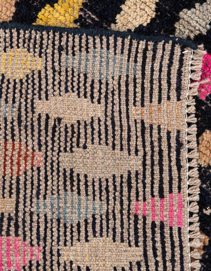 Detail image of  3' 1 x 6' 4  Hand Knotted Moroccan Wool Runner Rug