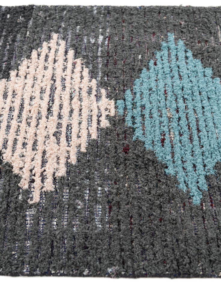 Detail image of  2' 6 x 14' 5  Hand Knotted Moroccan Wool Runner Rug