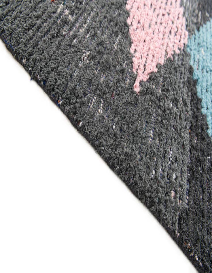 Detail image of  2' 6 x 14' 5  Hand Knotted Moroccan Wool Runner Rug