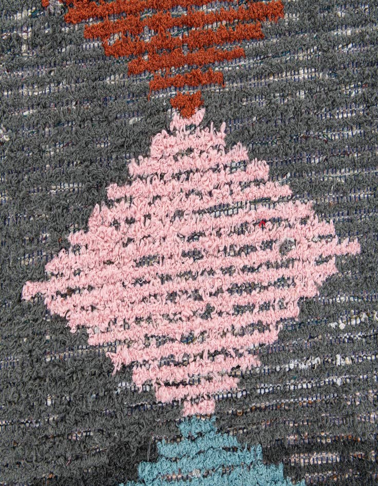 Detail image of  2' 6 x 14' 5  Hand Knotted Moroccan Wool Runner Rug