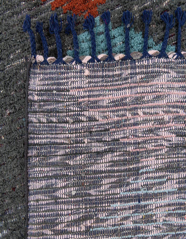 Detail image of  2' 6 x 14' 5  Hand Knotted Moroccan Wool Runner Rug