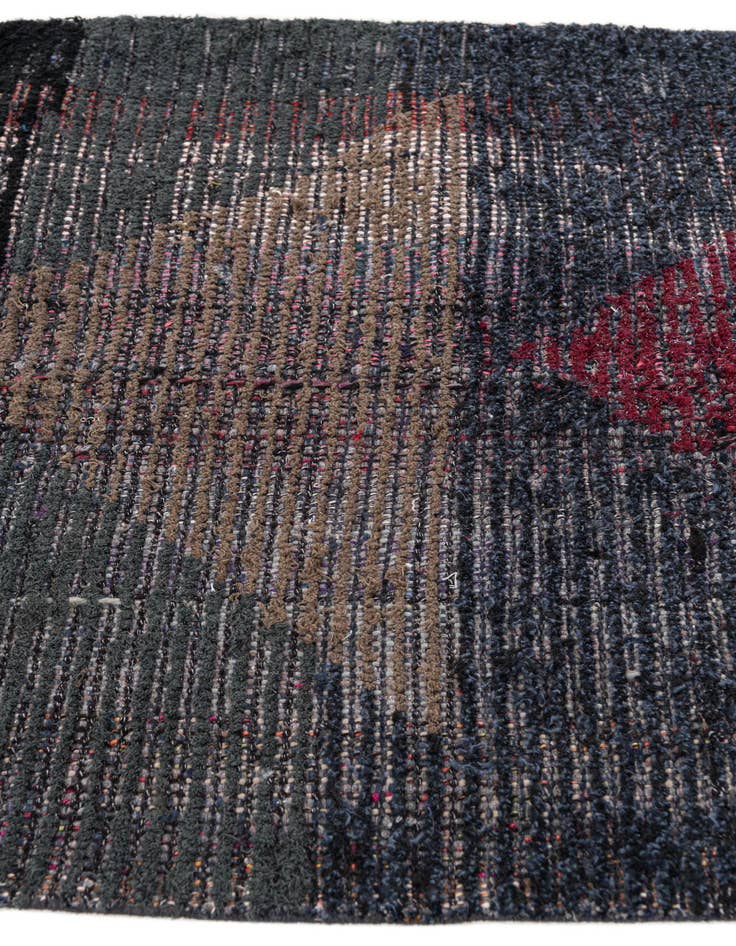 Detail image of  2' 6 x 9' 10  Hand Knotted Moroccan Wool Runner Rug