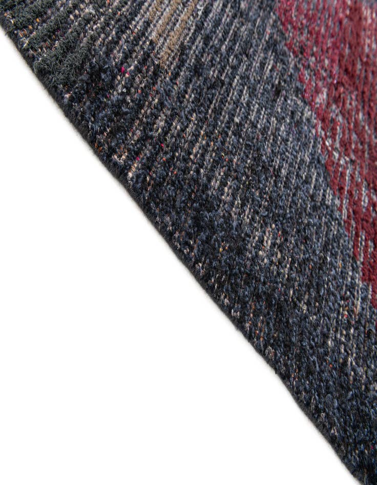 Detail image of  2' 6 x 9' 10  Hand Knotted Moroccan Wool Runner Rug