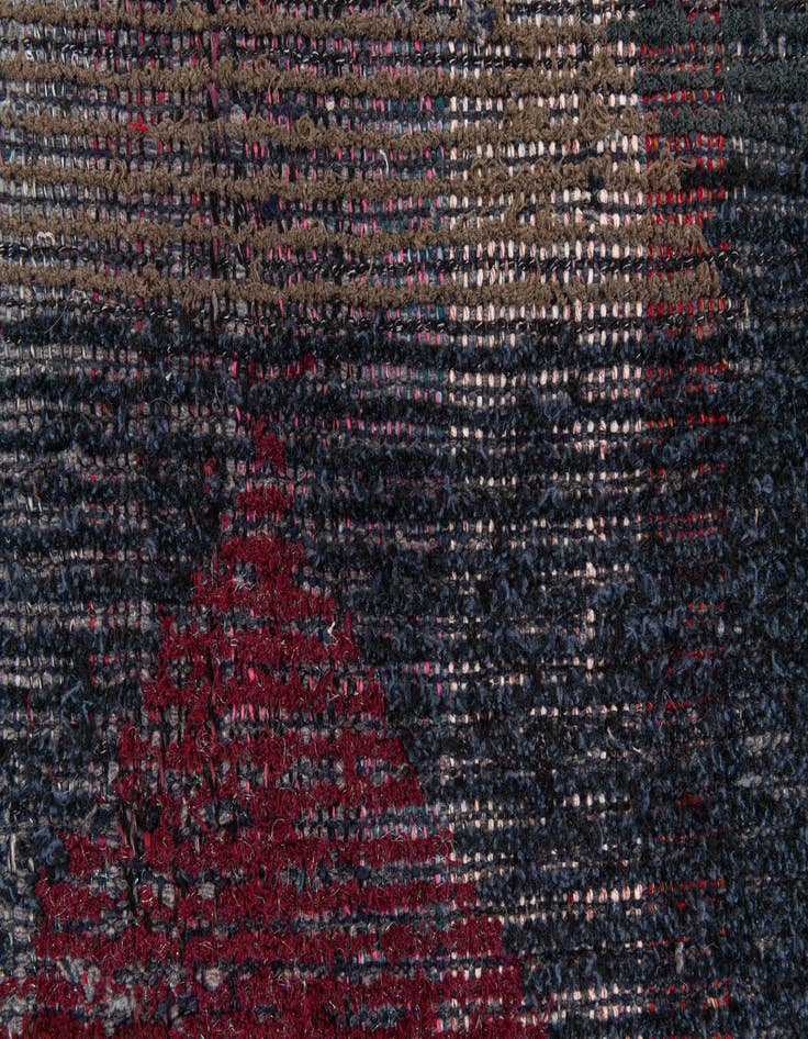 Detail image of  2' 6 x 9' 10  Hand Knotted Moroccan Wool Runner Rug