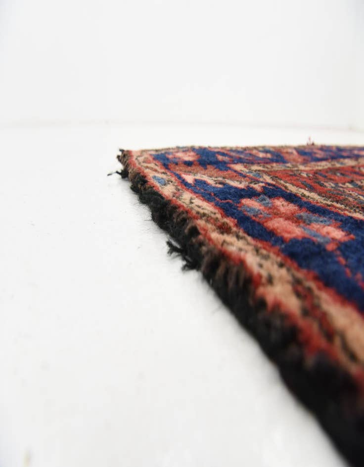 Detail image of 4' 11 x 10' 4 Hand Knotted Nahavand Persian Wool Runner Rug