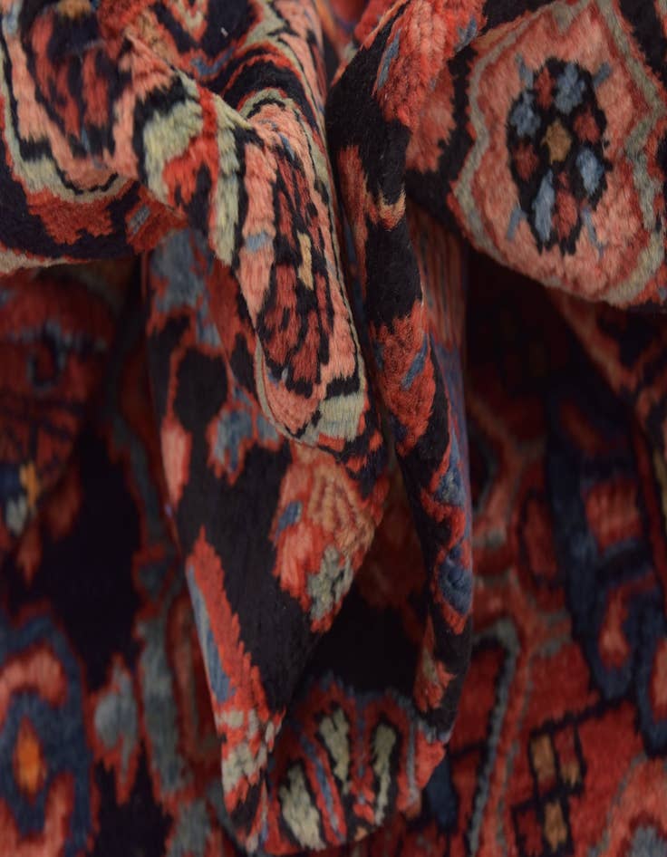 Detail image of  5' x 10'  Hand Knotted Nahavand Persian Wool Runner Rug