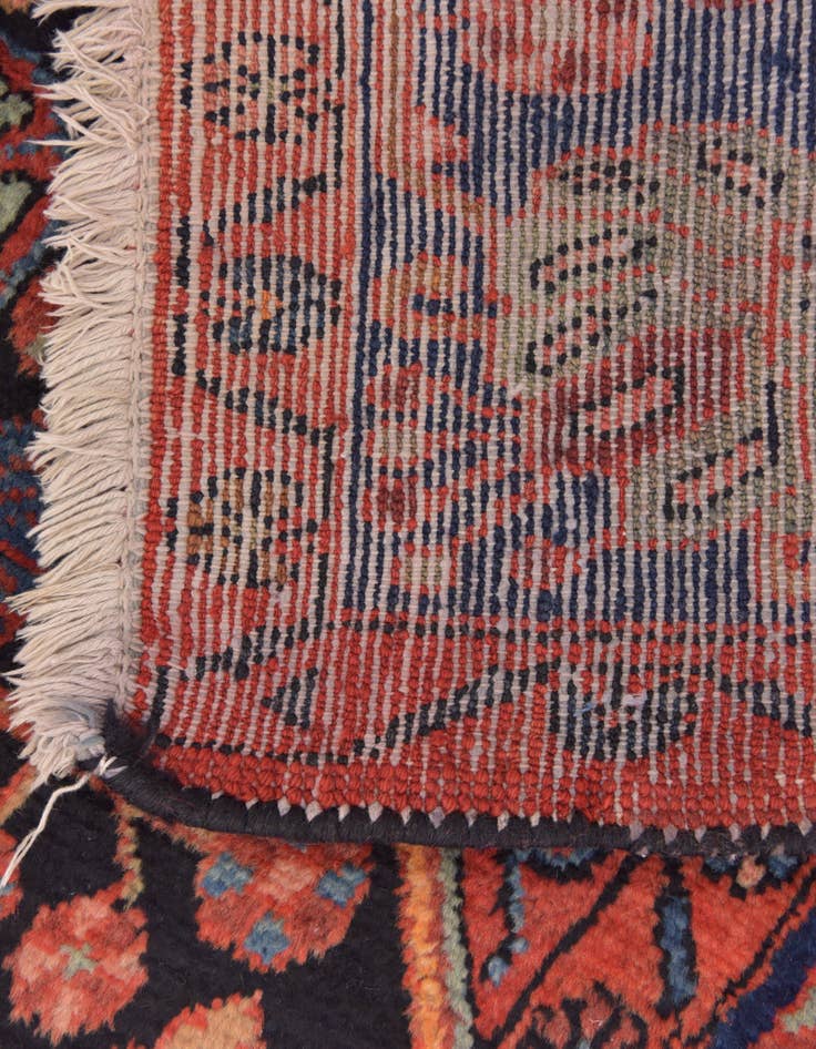 Detail image of  5' x 10'  Hand Knotted Nahavand Persian Wool Runner Rug