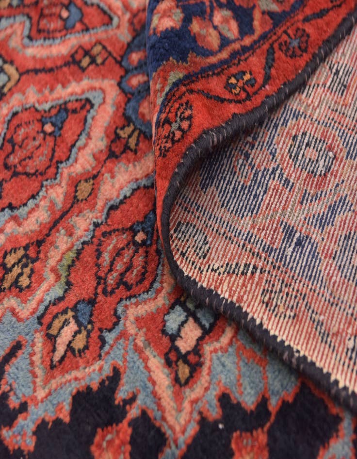 Detail image of  5' x 10'  Hand Knotted Nahavand Persian Wool Runner Rug