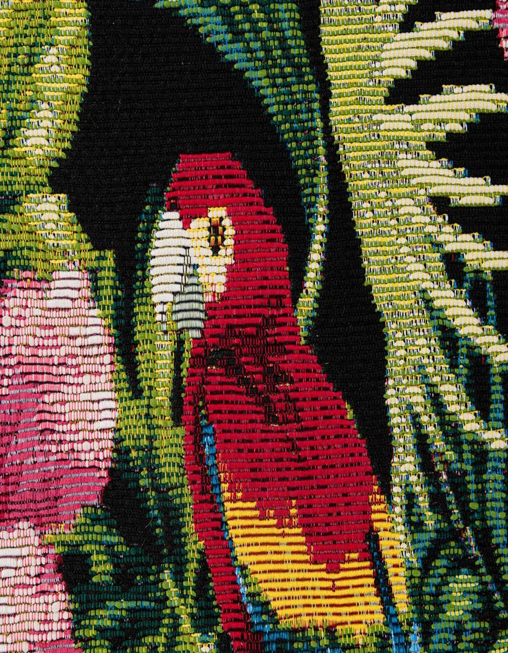 Detail image of  2' x 5' 9  Washable Botanical Indoor / Outdoor Runner Rug