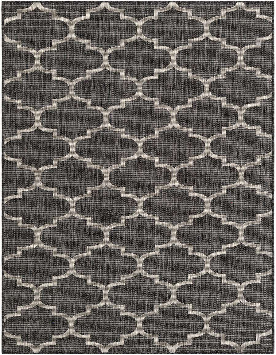 Primary image  4' x 9'  Washable Lattice Indoor / Outdoor Runner Rug