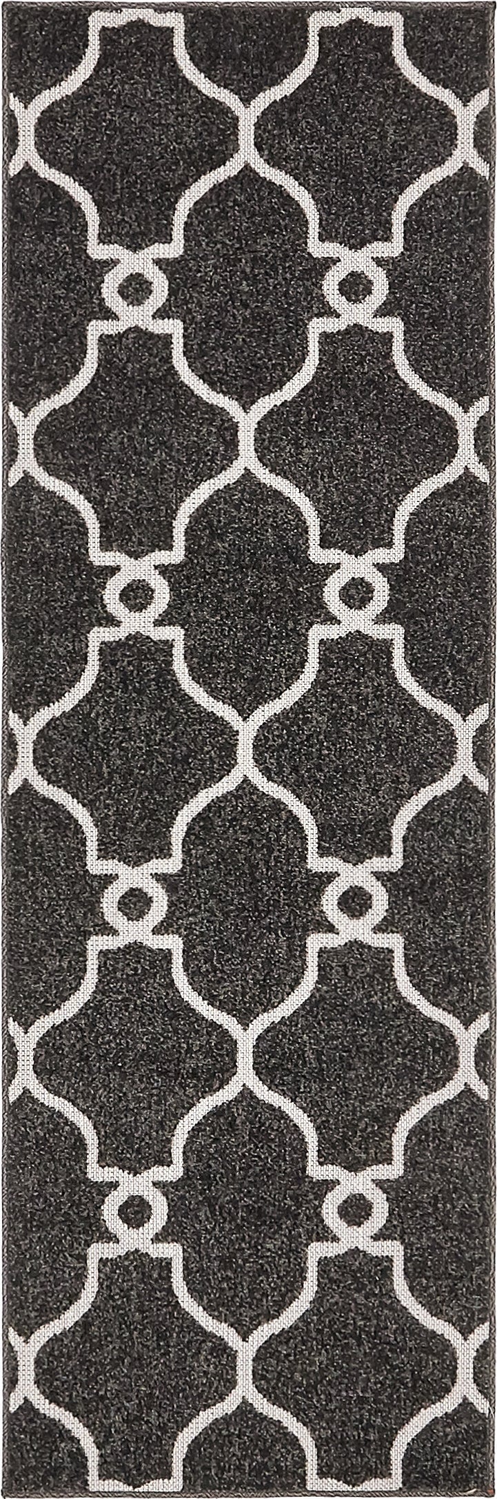  2' x 6'  Washable Lattice Indoor / Outdoor Runner Rug