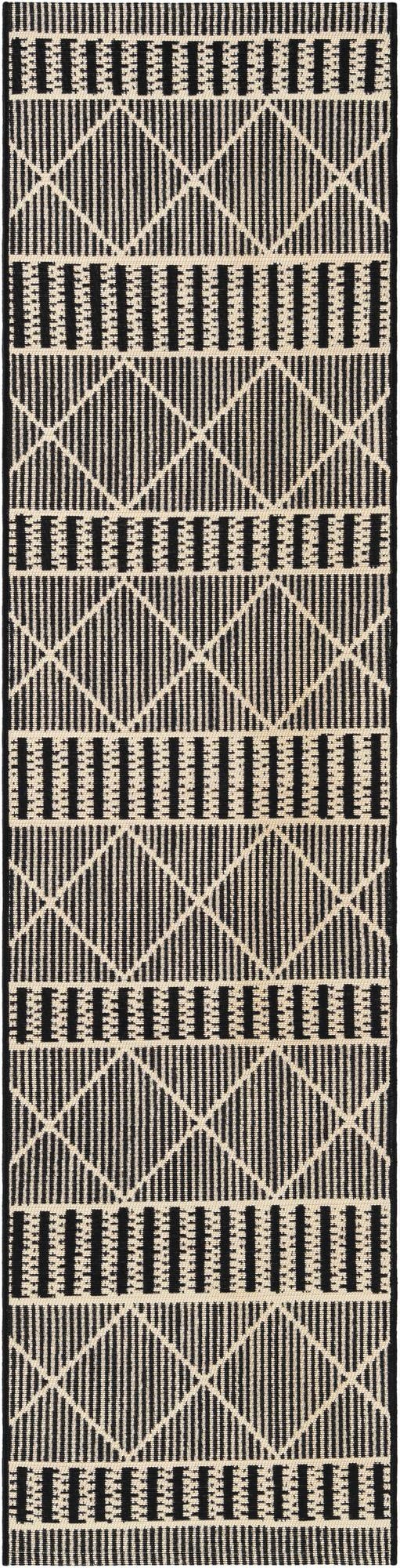  2' x 8'  Washable Lattice Indoor / Outdoor Runner Rug