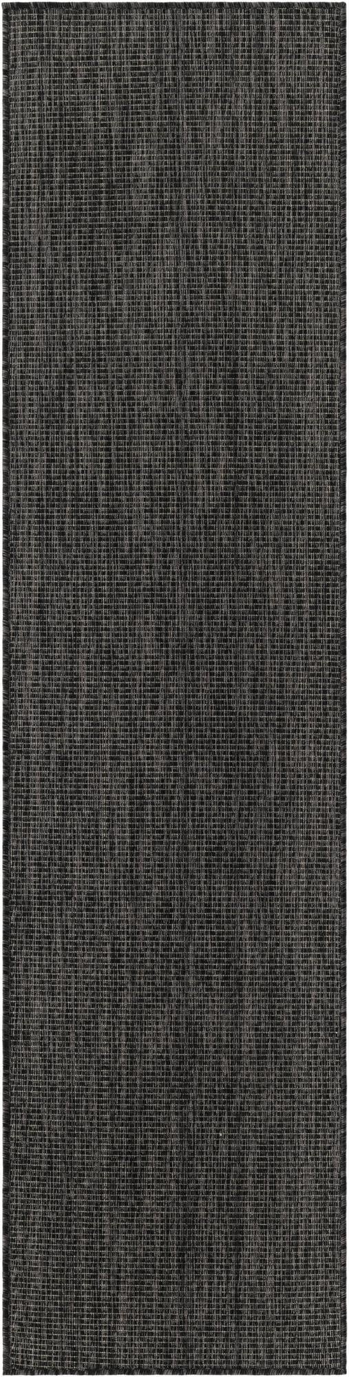  2' x 8'  Washable Solid Indoor / Outdoor Runner Rug