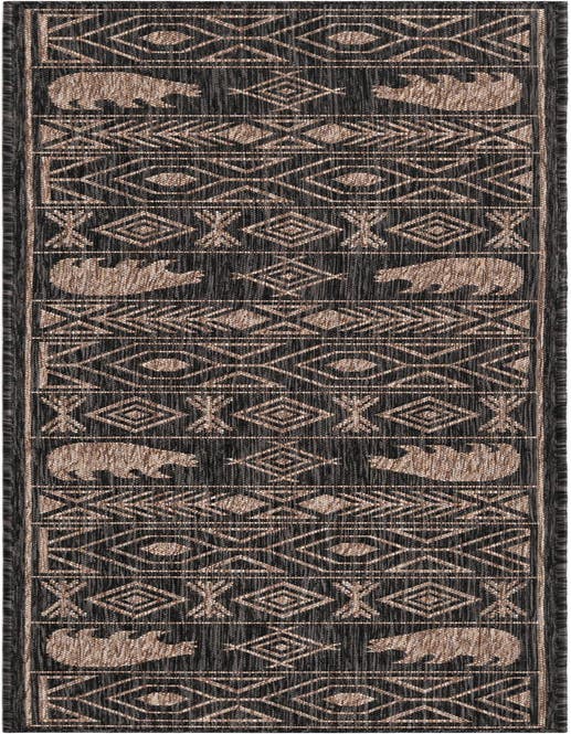  2' x 8'  Washable Southwestern Indoor / O...