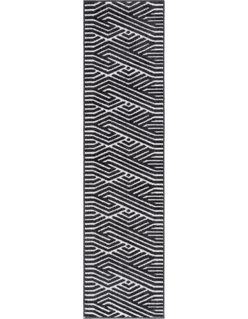 2' x 8' Washable Sabrina Soto Hudson Indoor / Outdoor Runner Rug