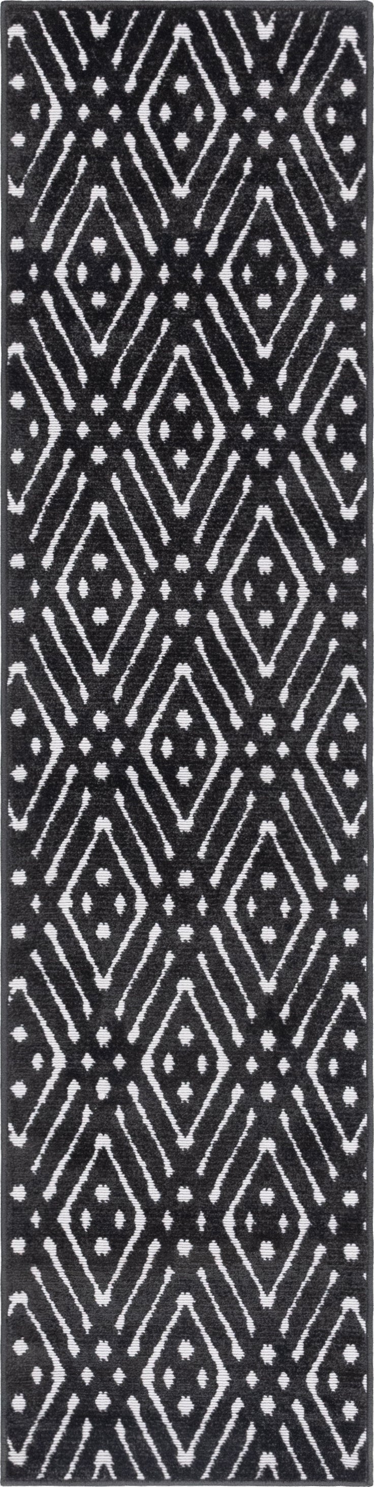  2' x 8'  Washable Sabrina Soto Ella Indoor / Outdoor Runner Rug
