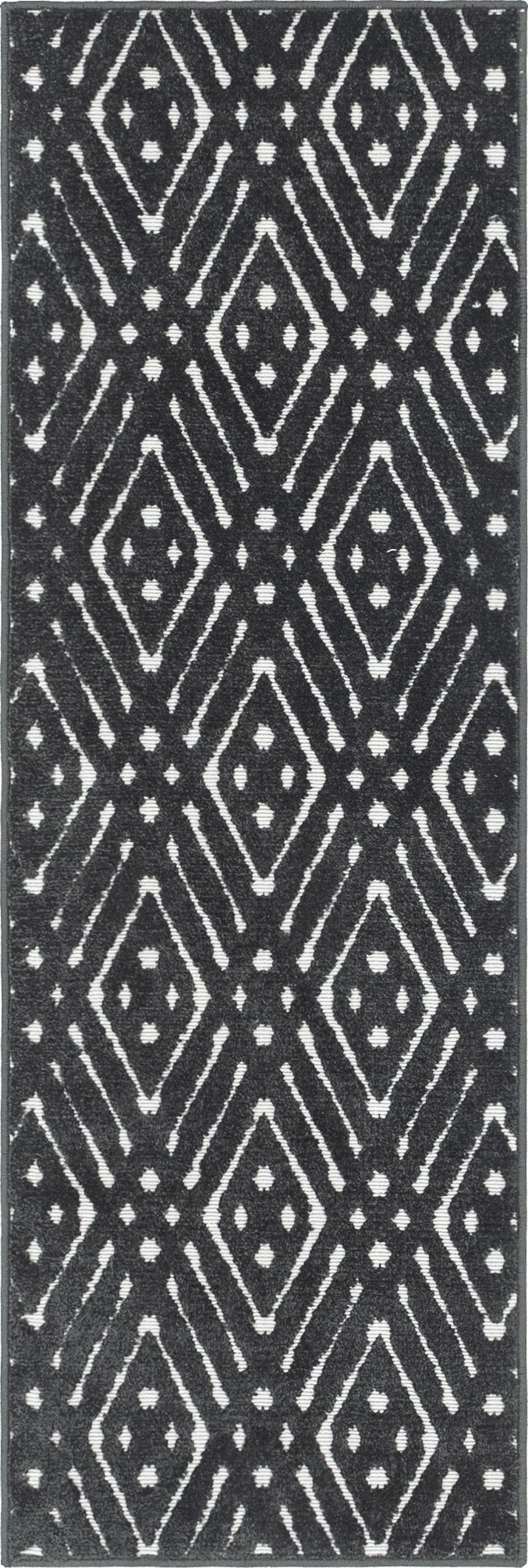  2' x 6'  Washable Sabrina Soto Ella Indoor / Outdoor Runner Rug
