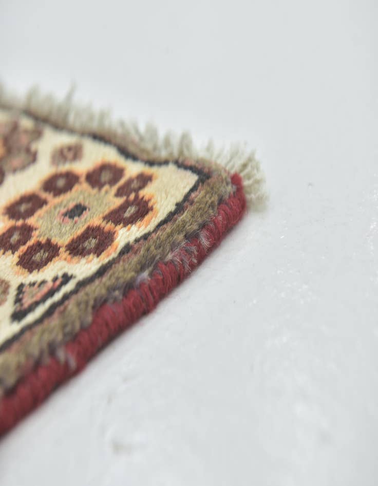 Detail image of  3' 9 x 10'  Hand Knotted Shahsavand Persian Wool Runner Rug