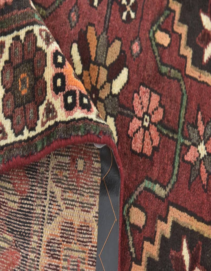 Detail image of  3' 9 x 10'  Hand Knotted Shahsavand Persian Wool Runner Rug