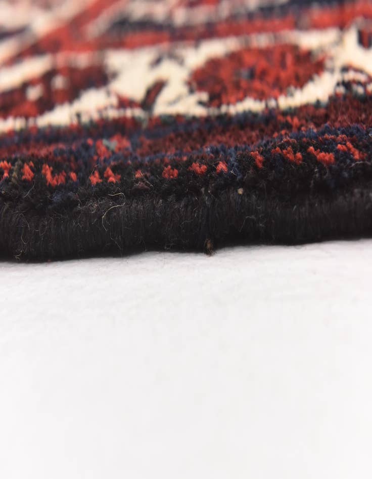 Detail image of 3' 9 x 11' Hand Knotted Shahsavand Persian Wool Runner Rug