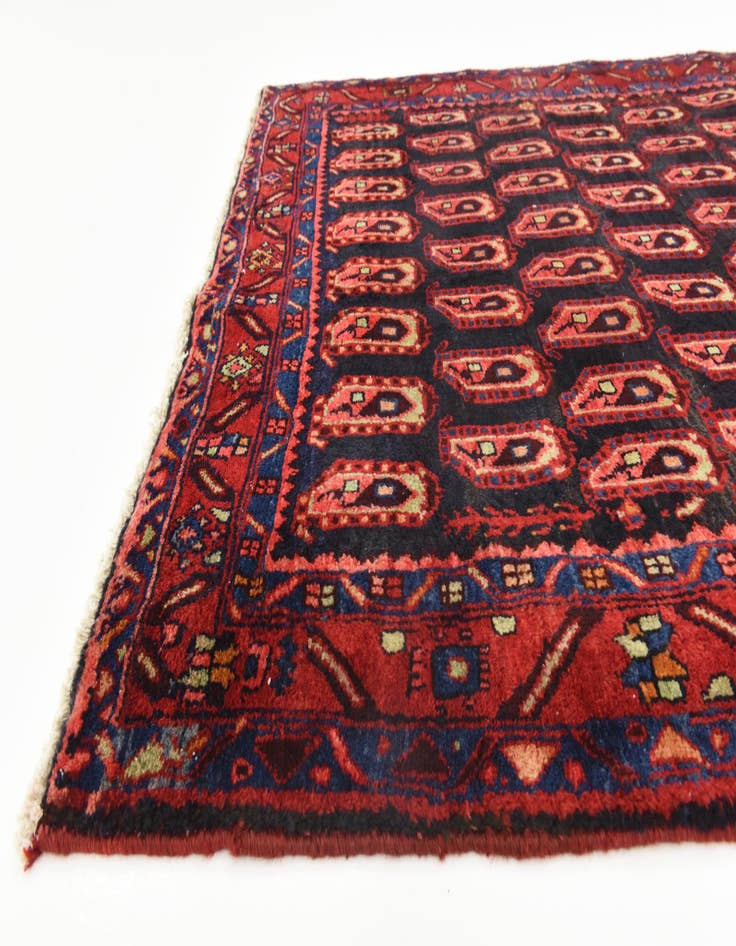 Detail image of  4' 5 x 11' 3  Hand Knotted Sirjan Persian Wool Runner Rug