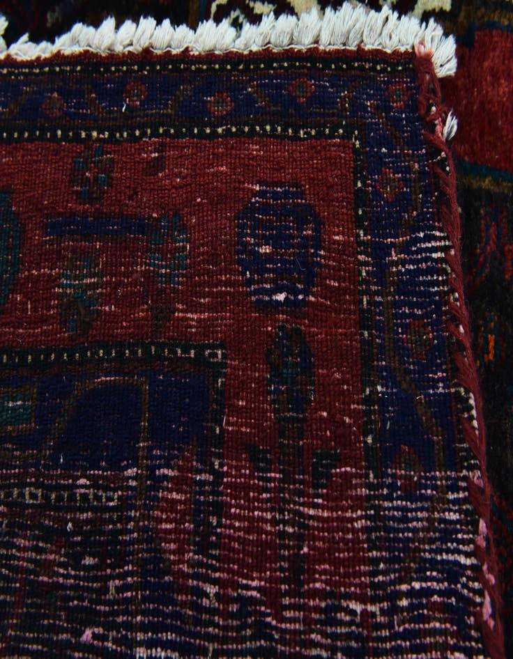 Detail image of  4' 10 x 9' 10  Hand Knotted Sirjan Persian Wool Runner Rug